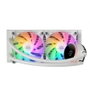 Mars Gaming Refrigeración líquida FRGB ML-LCD 240 Blanco Intel LGA 2066/2011/1700/1200/1156/1155/1151/1150 AMD AM5/AM4